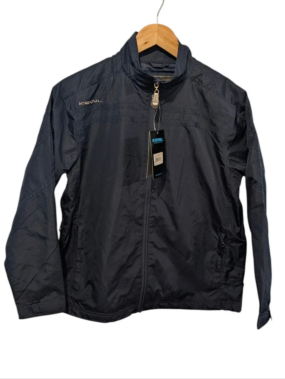 Kewl Boy's Navy Lightweight Windbreaker Jacket Size Medium 8/10